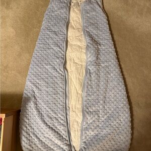 Blue Textured Baby toddler warm Sleep sack baby in a bag